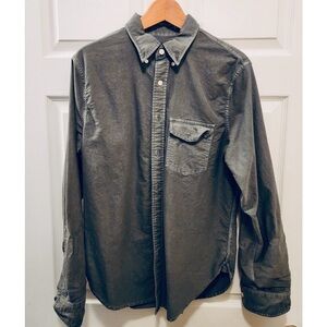 Abercrombie & Fitch Men's Long Sleeve Gray Shirt